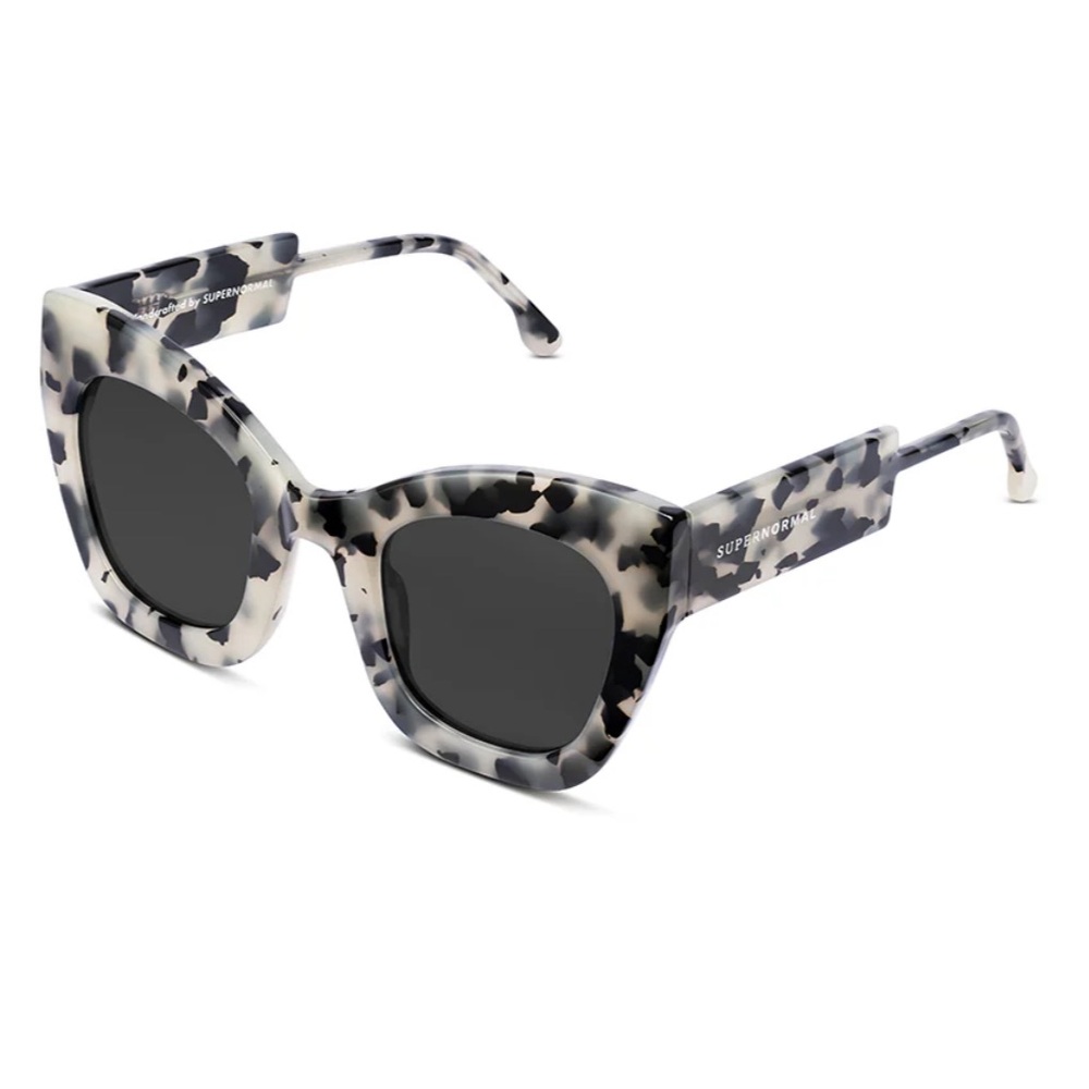 AMBITIOUS Marble frame + Black lenses Supernormal  NWOT - Picture 4 of 6